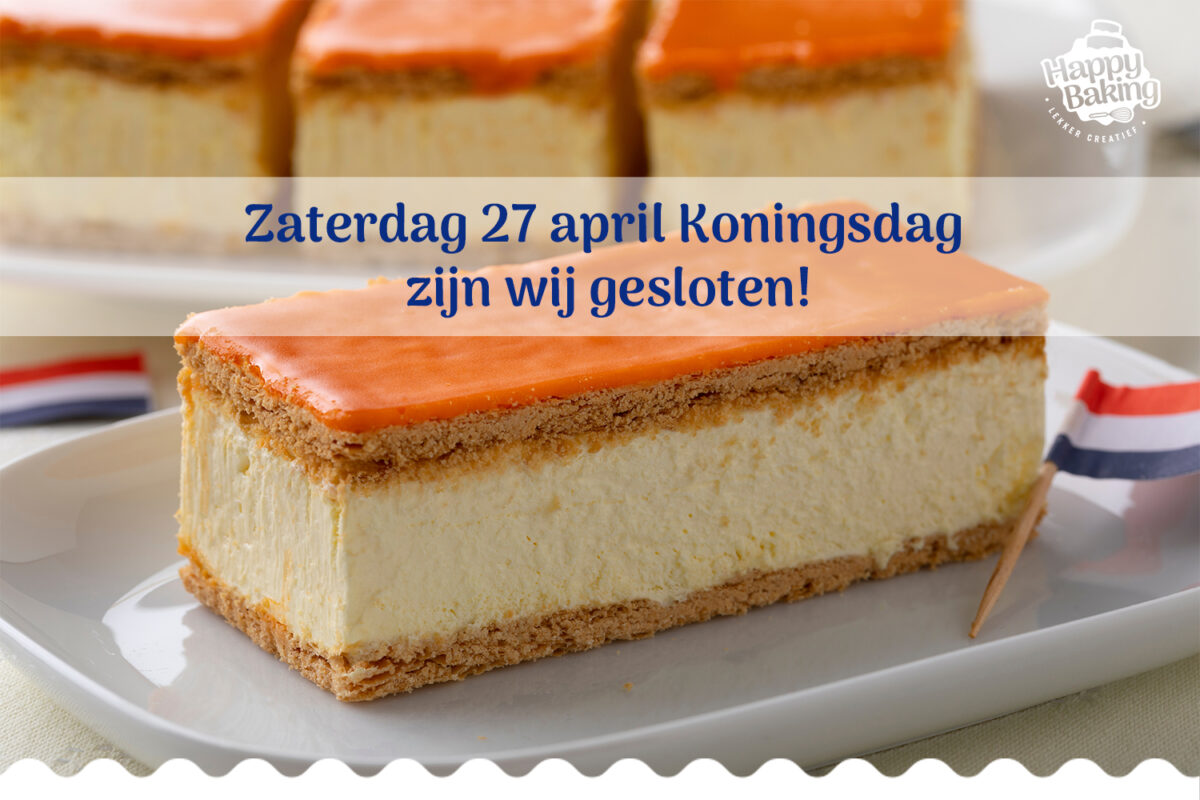 Koningsdag gesloten