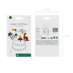 PartyDeco Cupcake Toppers Dinosaurus