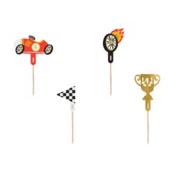 PartyDeco Cupcake Toppers Auto