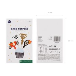 PartyDeco Cupcake Toppers Auto