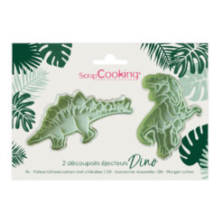 ScrapCooking Dino Plunger Cutters Set