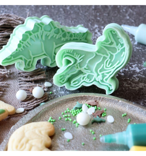 ScrapCooking Dino Plunger Cutters Set