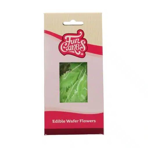 FunCakes Edible Wafer Flower - Groene blaadjes