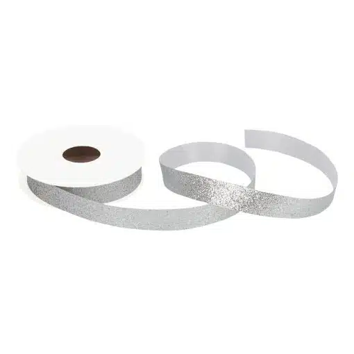 Cake-Masters Ribbon Silver Glitter