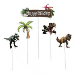 Taarttoppers Dino Happy Birthday