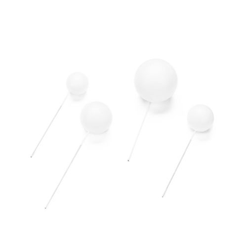 Bubble Toppers Silk White