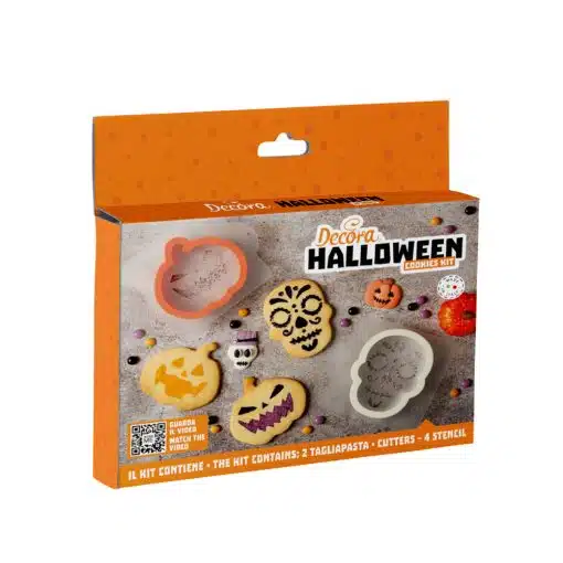 Decora Halloween Cookie Cutters & Stencils Set