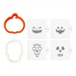 Decora Halloween Cookie Cutters & Stencils Set