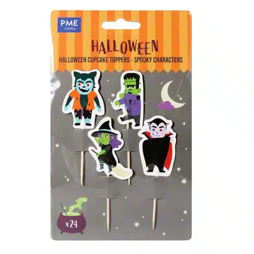 PME Cupcake Toppers Spooky Characters