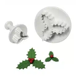 PME Three Leaf Holly Cutter Set/2