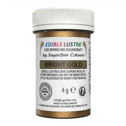 Sugarflair Edible Lustre Bright Gold