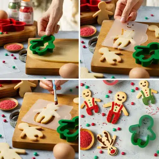 Decora Gingerbread Cookie Cutters & Stencils