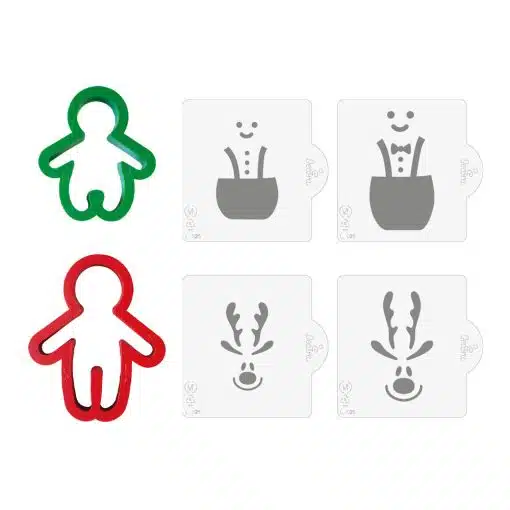 Decora Gingerbread Cookie Cutters & Stencils