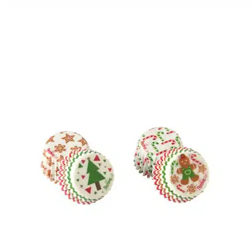Decora Petit Four Baking Cups Kerst