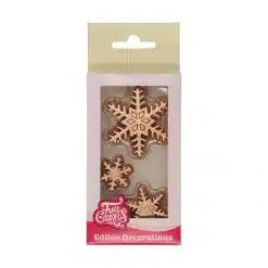 FunCakes Suikerdecoratie IJskristallen Brons