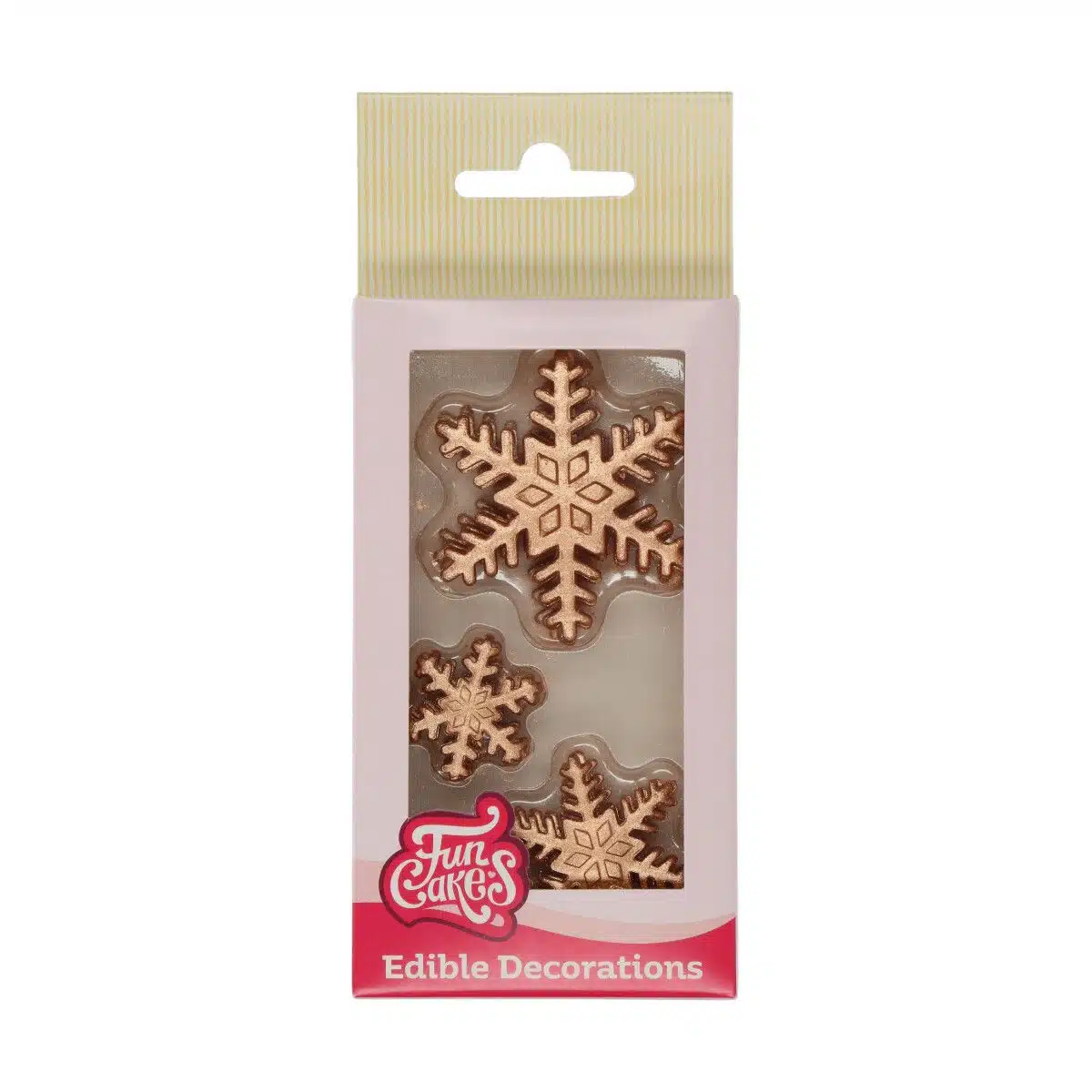 FunCakes Suikerdecoratie IJskristallen Brons