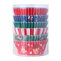 PME Baking Cups Santa Mix Set/100