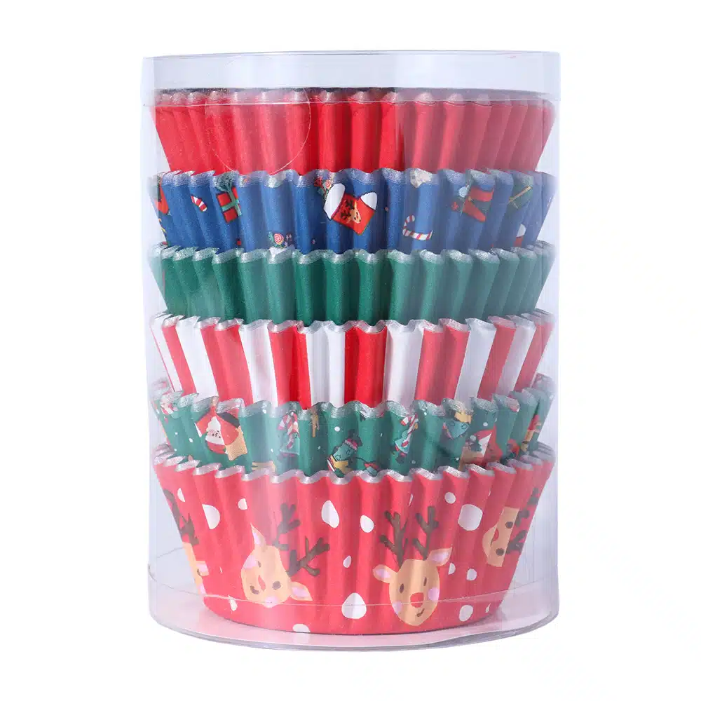 PME Baking Cups Santa Mix Set/100
