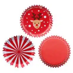PME Baking Cups Santa Mix Set/100