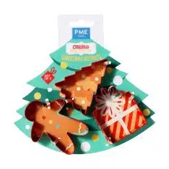 PME Cookie Cutters Christmas Delights Set/3