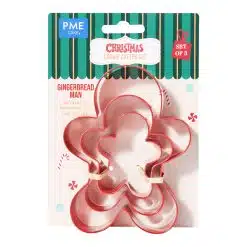 PME Cookie Cutters Gingerbreadman Set/3