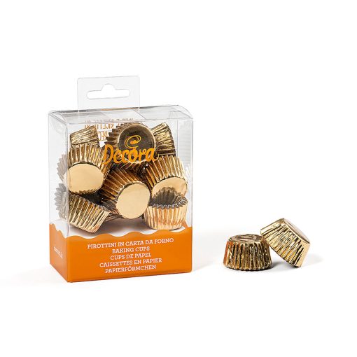 Decora Bonbon cups goud