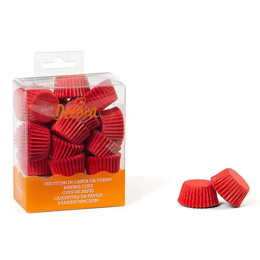 Decora Bonbon cups rood
