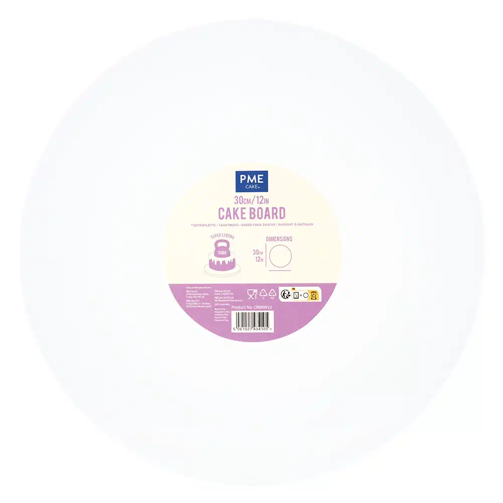 PME Cake Drum Rond Wit Ø30 cm