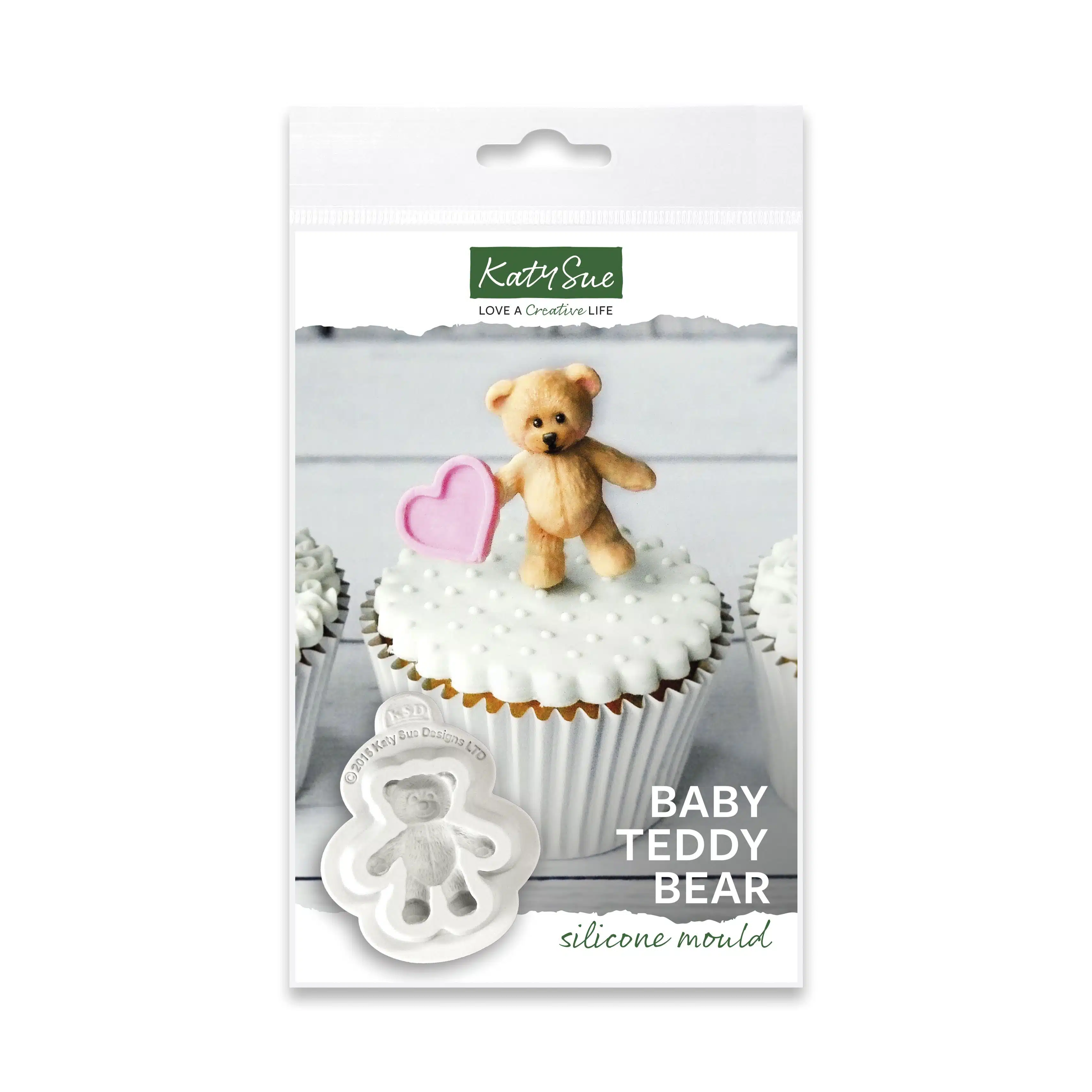 Katy Sue Silicone Mould Baby Teddy