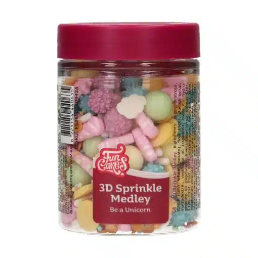 FunCakes 3D Sprinkle Medley Be a Unicorn