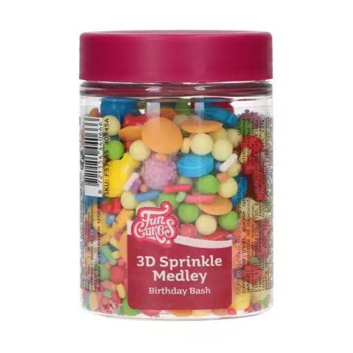 FunCakes 3D Sprinkle Medley Birthday Bash