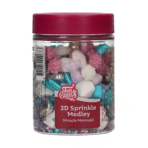FunCakes 3D Sprinkle Medley Mermaid Miracle