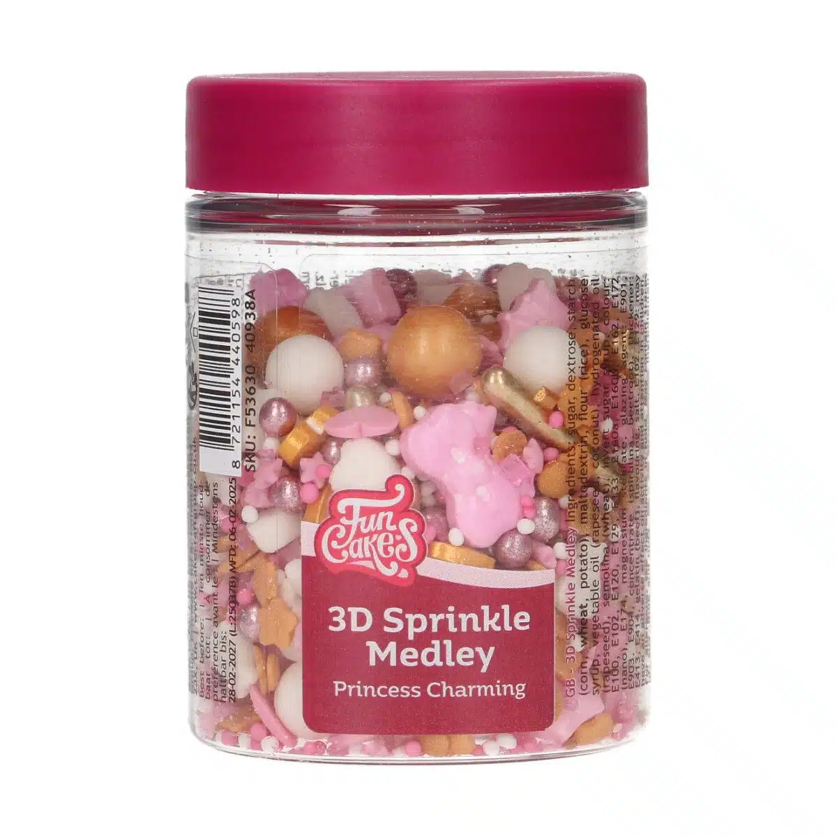 FunCakes 3D Sprinkle Medley Princess Charming