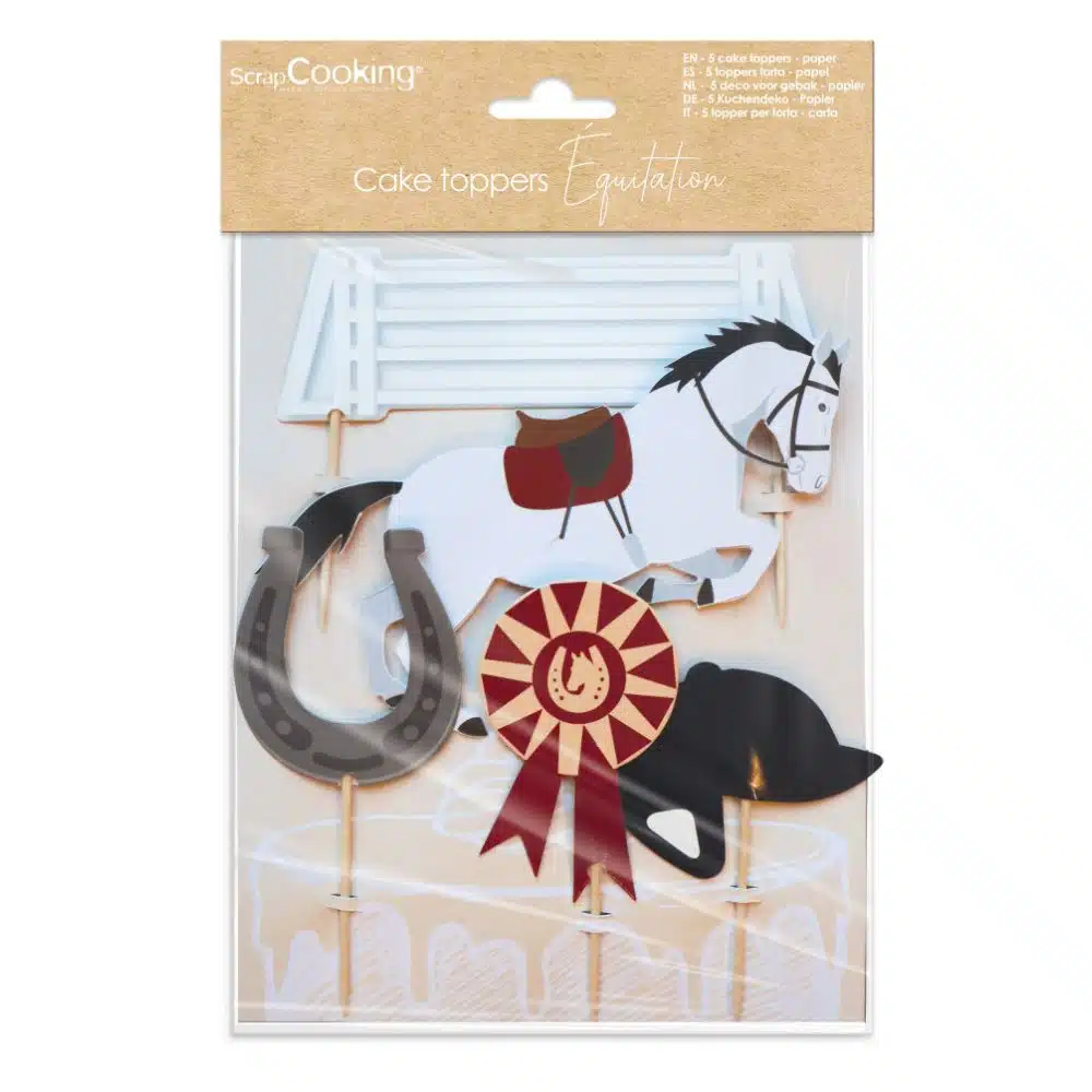 ScrapCooking Cake Topper Set Paardrijden