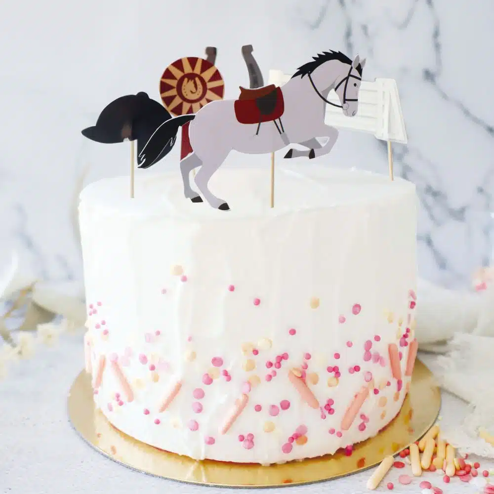 ScrapCooking Cake Topper Set Paardrijden