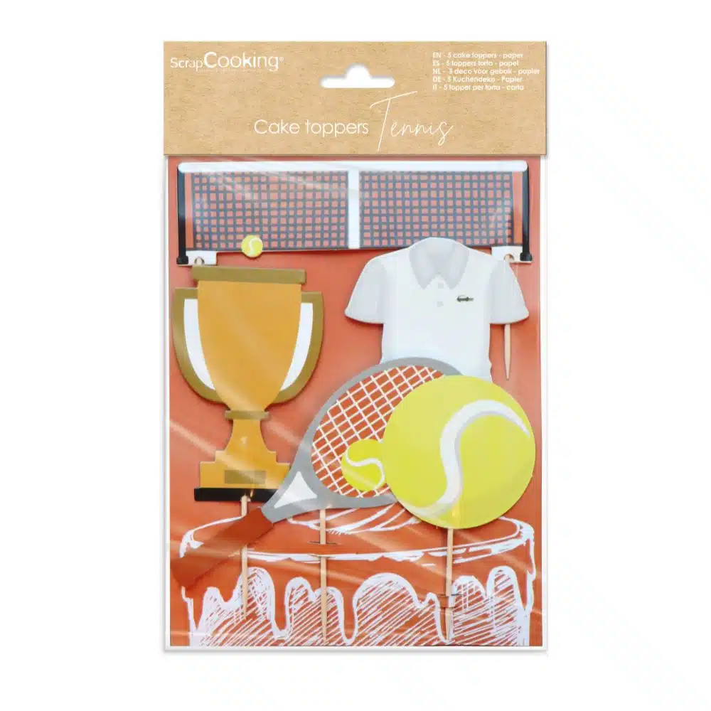 ScrapCooking Cake Topper Tennis