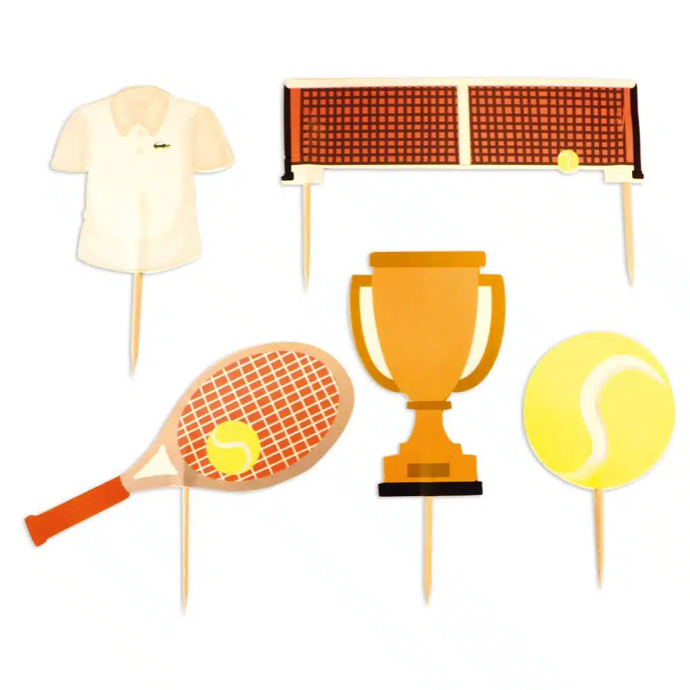 ScrapCooking Cake Topper Tennis