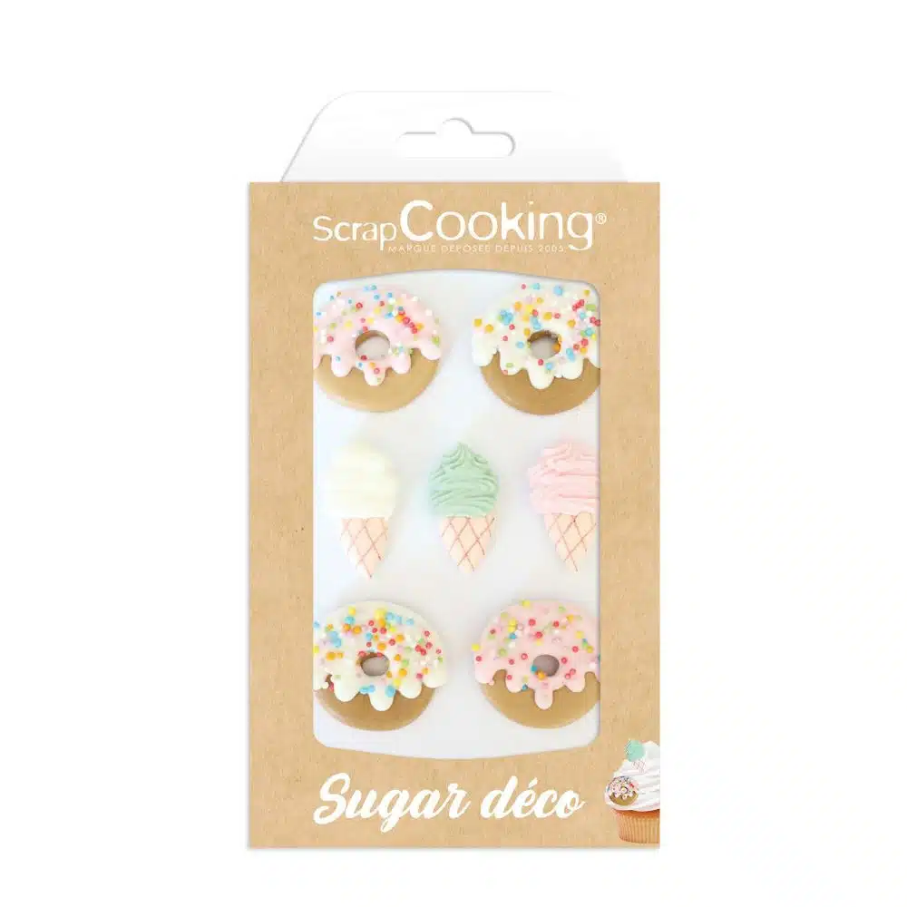 ScrapCooking Suikerdecoraties Donuts & Icecream
