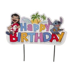 Dekora Lilo & Stitch Happy Birthday Cake Topper