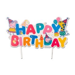 Dekora Peppa Pig Happy Birthday Cake Topper