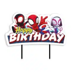 Dekora Spidey Happy Birthday Cake Topper