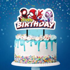 Dekora Spidey Happy Birthday Cake Topper