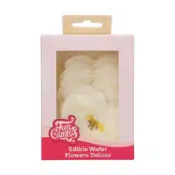 FunCakes Eetbare Papieren Bloemen Orchidee Wit