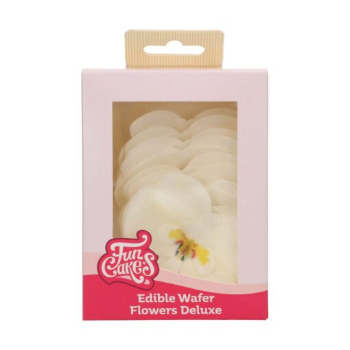 FunCakes Eetbare Papieren Bloemen Orchidee Wit