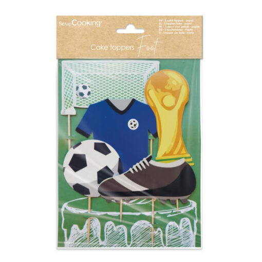 ScrapCooking Caketopper Set Voetbal