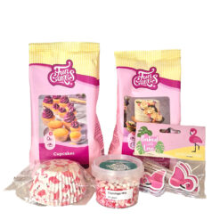 Flamingo Cupcake Pakket