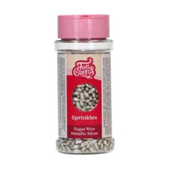 FunCakes Sugar Rice Metallic Silver