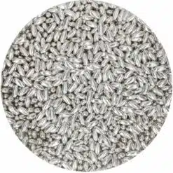 FunCakes Sugar Rice Metallic Silver