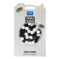 PME Sprinkle Charms Spooky Spiders