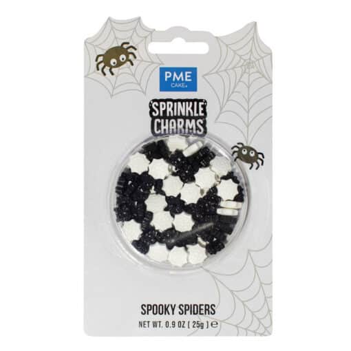 PME Sprinkle Charms Spooky Spiders